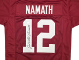 ALABAMA JOE NAMATH AUTOGRAPHED SIGNED MAROON JERSEY "WILLIE" PSA/DNA 243280