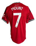 Mason Mount Signed Manchester United 2023/24 Adidas Soccer Jersey BAS