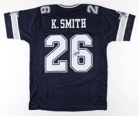 Kevin Smith Signed Dallas Cowboys Jersey (JSA COA) 3xSuper Bowl Champion C.B.