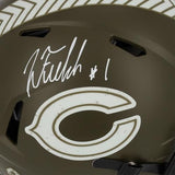 Autographed Justin Fields Bears Helmet