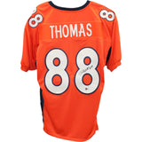 Demaryius Thomas Autographed Pro Style Orange XL Jersey BAS 45050