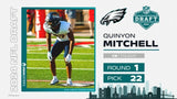 Quinyon Mitchell Signed Eagles Jersey (JSA) Philadelphia 2024 1st Round Pick DB
