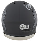 Buccaneers Warren Sapp "HOF 13" Signed Slate Speed Mini Helmet BAS Witnessed