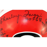 Terrell Davis Champ Bailey Charley Trippi Signed Georgia Mini Helmet BAS 52748