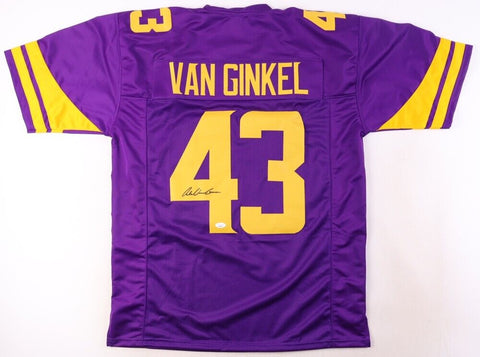 Andrew Van Ginkel Signed Minnesota Vikings Color Rush Jersey (JSA COA)Linebacker