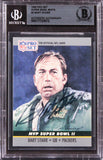 Packers Bart Starr Signed 1990 Pro Set Super Bowl MVP'S #2 Card BAS Slabbed