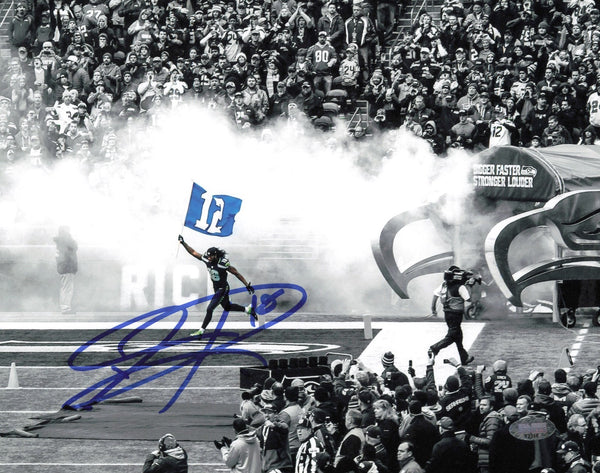 Sidney Rice Autographed Signed 8x10 Photo Seattle Seahawks MCS Holo #63316