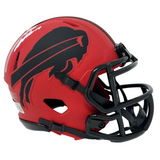 Josh Allen Buffalo Bills Signed Riddell Rave Mini Helmet BAS Beckett