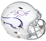 Sam Darnold Autographed Vikings White Alternate Speed Authentic Helmet Fanatics