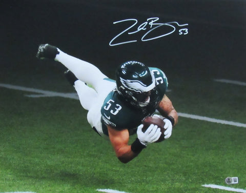 Zack Baun Signed/Autographed 16x20 Photo Philadelphia Eagles Beckett 198603