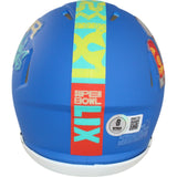 Jalen Carter Signed Philadelphia Eagles Super Bowl 59 Mini Helmet Beckett 49402