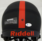 DEVONTA SMITH AUTOGRAPHED ALABAMA ECLIPSE FULL SIZE HELMET SMITTY BECKETT 191974