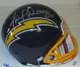 Chargers Hall of Famer FRED DEAN Signed Mini Helmet AUTO w/ HOF '08 JSA!!