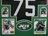 FRAMED NEW YORK JETS ALIJAH VERA-TUCKER AUTOGRAPHED SIGNED JERSEY JSA COA