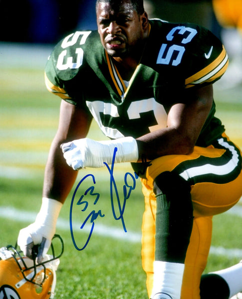 Packers GEORGE KOONCE Signed 8x10 Photo #1 AUTO ~ Super Bowl XXXI Champ