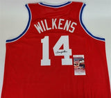 Lenny Wilkens Signed Hawks Jersey (JSA COA) St. Louis All Star Guard 1960-1968