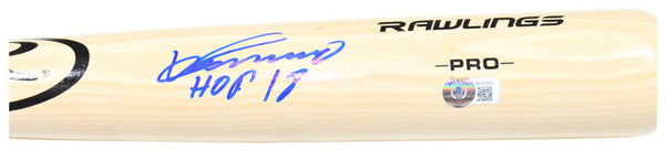 Vladimir Guerrero Autographed/Signed California Angels Bat HOF Beckett 40618