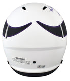 Vikings Randall Cunningham "UW" Signed Lunar Full Size Speed Rep Helmet BAS Wit