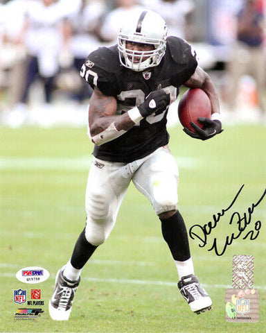 DARREN MCFADDEN AUTOGRAPHED 8X10 PHOTO OAKLAND RAIDERS PSA/DNA STOCK #21187