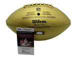 Christian Gonzalez Signed/Auto Gold Wilson "Duke" Football Patriots JSA 190376