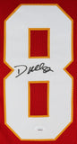 Dante Hall Authentic Signed Red Pro Style Jersey Autographed JSA Witness