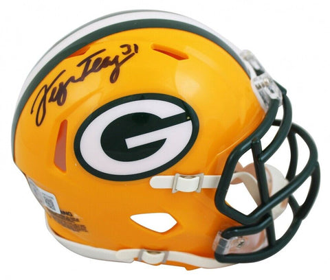 George Teague Signed Green Bay Packers Speed Mini Helmet (Beckett)