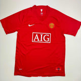Autographed/Signed Carlos Tevez Manchester United Red Jersey Beckett COA