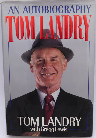 Tom Landry Autographed Book Dallas Cowboys "Best Wishes" Beckett BAS QR #BM37164