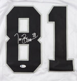 Tim Brown Signed Oakland Raiders Jersey (Beckett COA) 9xPro Bowl Wide Receiver