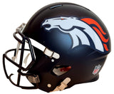 Bo Nix Denver Broncos Autographed Navy NFL Pro Helmet Beckett COA