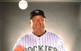 Clint Hurdle Signed Colorado Rockies Jersey (Beckett) Colorado Manager 6 Years