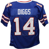 Stefon Diggs Autographed/Signed Pro Style Blue Jersey Beckett 43093