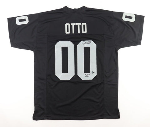 Jim Otto Signed Oakland Raiders Football Jersey Inscribed "HOF 1980" (Beckett)