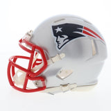 Tedy Bruschi Signed New England Patriots Mini Helmet (Beckett) 3xSupr Bowl Champ