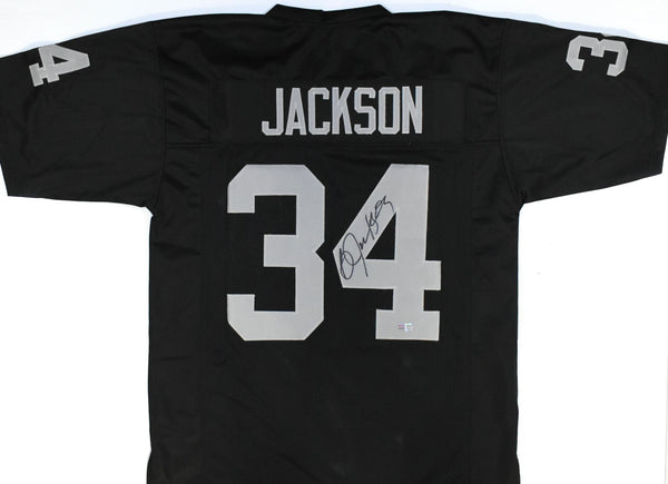 Bo Jackson Autographed Black Pro Style Jersey - Tristar *Black