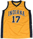 INDIANA PACERS CHRIS MULLIN SIGNED #17 GOLD BASKETBALL JERSEY TRISTAR