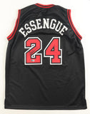 Noa Essengue Signed Bulls Jersey (Beckett) Chicago 2025 1st Rnd Pk / #12 Overall