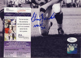 Gino Marcetti Baltimore Colts Signed HOF 72 B&W Line Photo JSA 136839