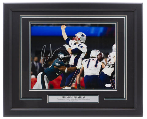 Brandon Graham Signed Framed 11x14 Philadelphia Eagles Photo JSA ITP