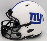 Lawrence Taylor Saquon Barkley Auto Giants Lunar Eclipse White FS Helmet ROY BAS