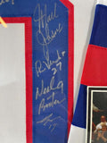 1980 Team USA 'MIRACLE' Hockey Jersey - 18 Autographs Custom LED Lighted Frame