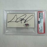Autographed/Signed Graded Chris Bosh Bookplate Cut Authentic PSA/DNA COA