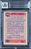 Cowboys Emmitt Smith Authentic Signed 1991 Topps #360 Card Auto 10! BAS Slabbed