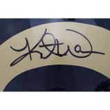 Kurt Warner Signed St. Louis Rams Authentic TB Helmet Beckett 45434