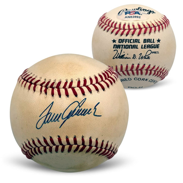 Tom Seaver New York Mets Autographed National League Signed Baseball PSA AN82892