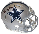 Tony Dorsett Autographed Dallas Cowboys Speed Mini Helmet Beckett 36909