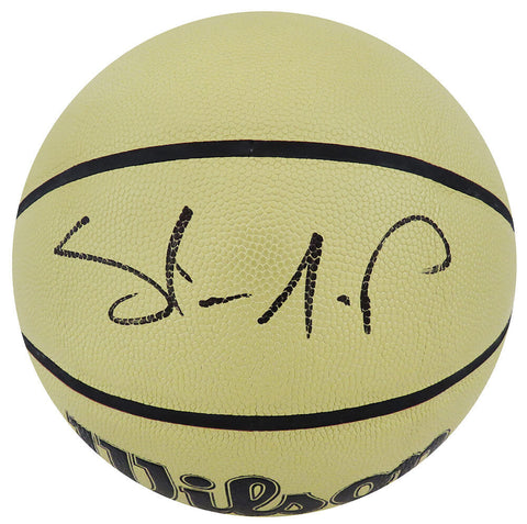Shawn Kemp Signed Wilson Gold NBA Basketball - (SCHWARTZ SPORTS COA)
