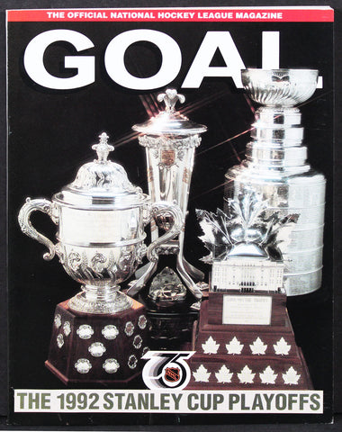 1992 The NHL Stanley Cup Playoffs Goal Magazine 4