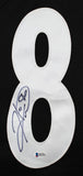 Hines Ward Authentic Signed Black Pro Style Jersey Signed On #8 BAS Witnessed