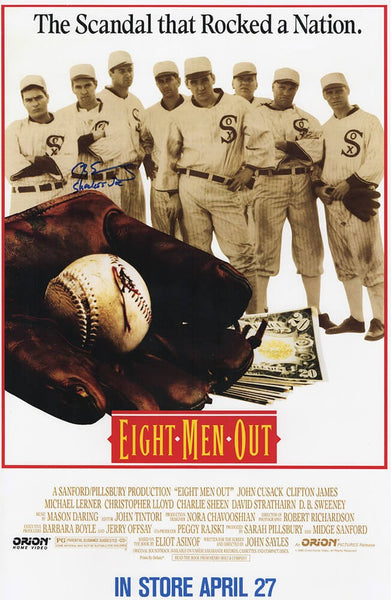 D.B. Sweeney Signed Eight Men Out 11x17 Movie Poster w/Shoeless Joe - (SS COA)
